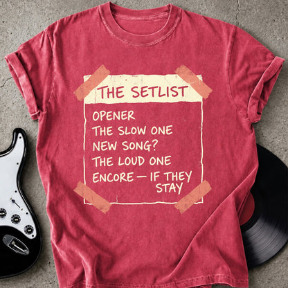 The Setlist T-shirt