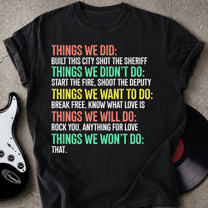 Things We T-shirt