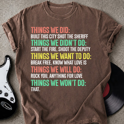 Things We T-shirt