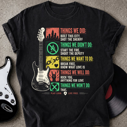 Things We Did T-shirt