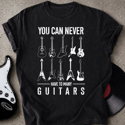Too Many Guitars T-shirt