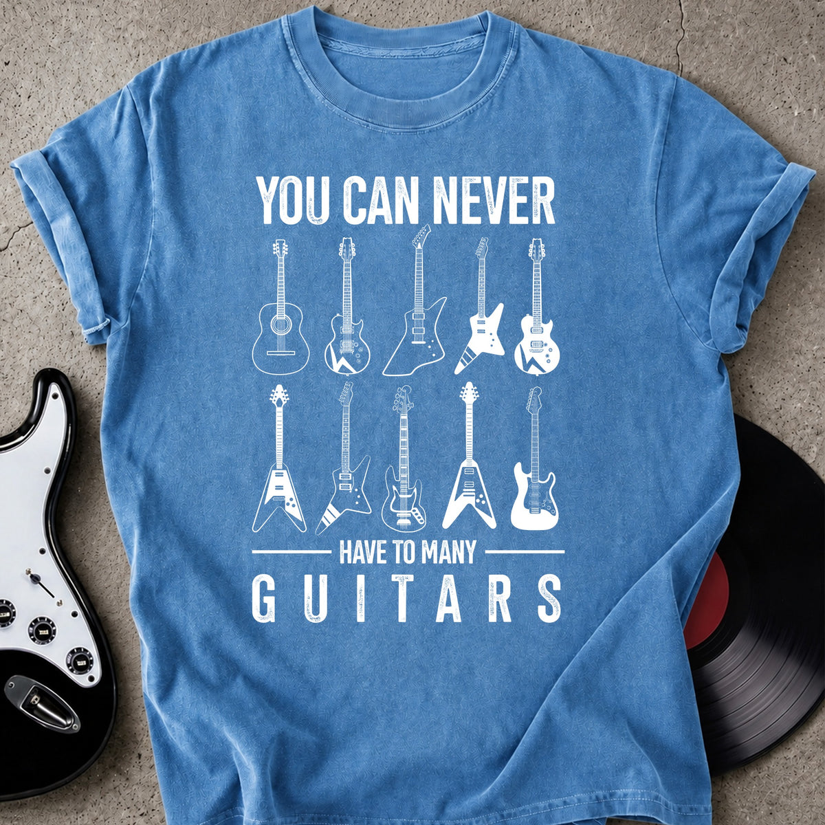 Too Many Guitars T-shirt
