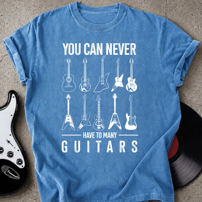 Too Many Guitars T-shirt