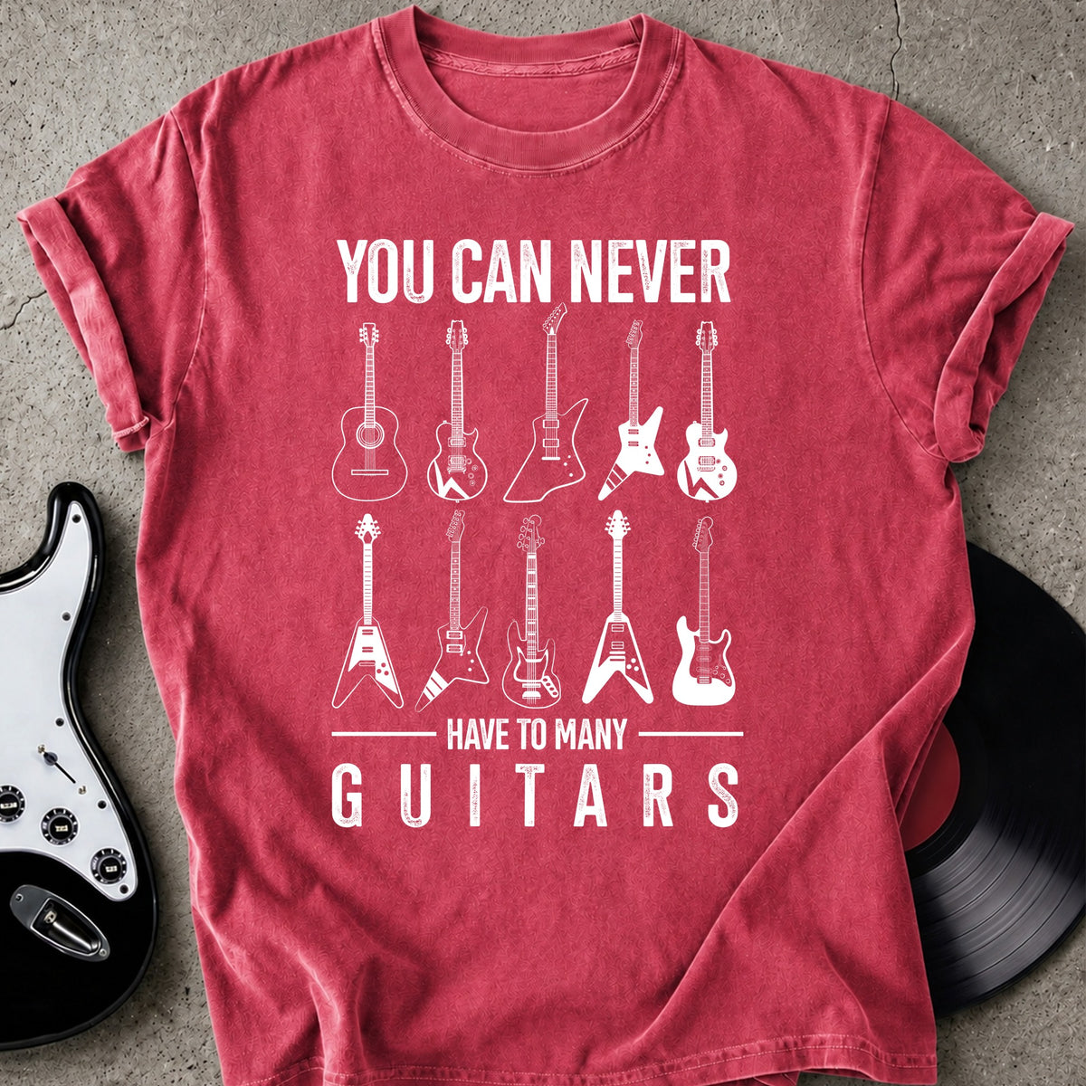 Too Many Guitars T-shirt