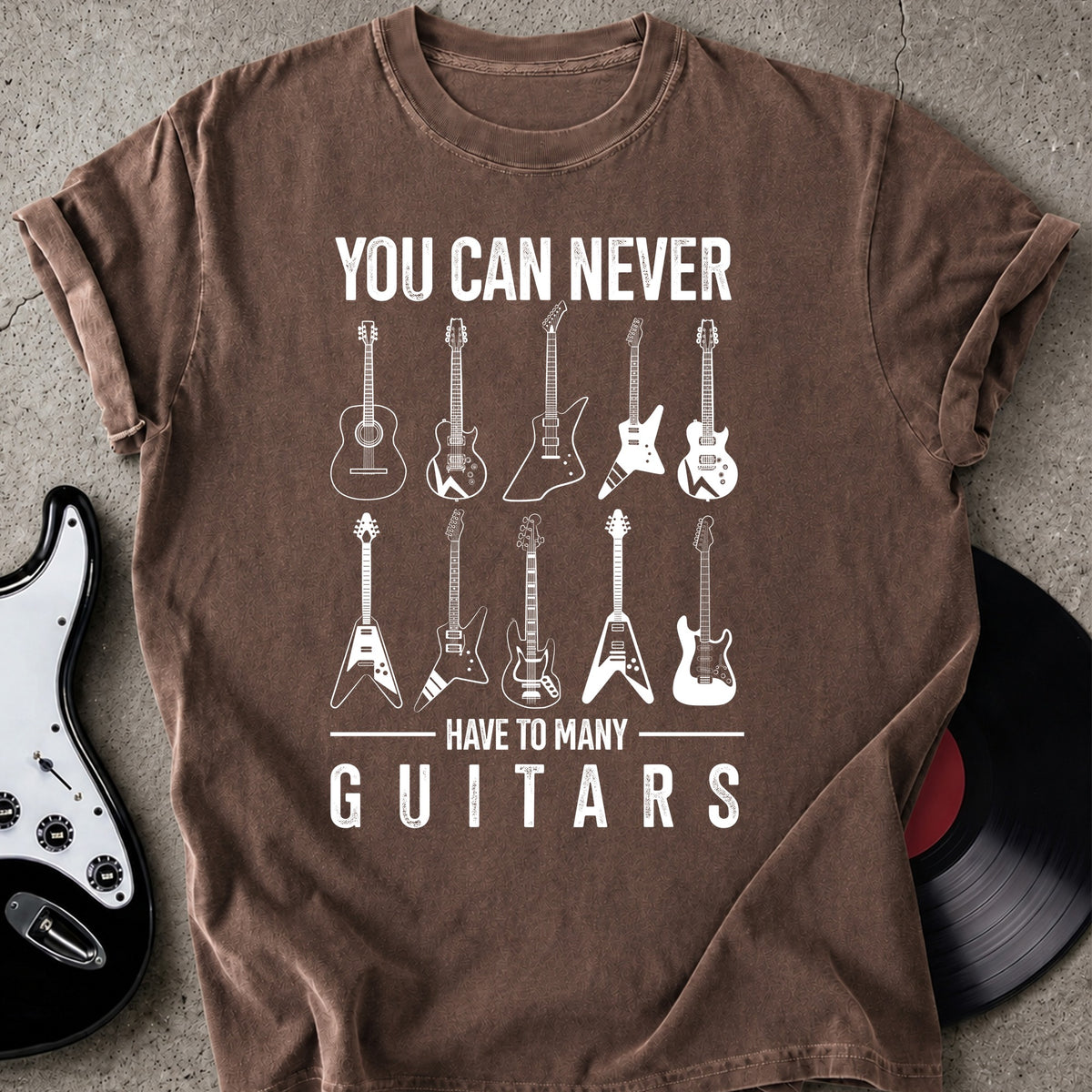 Too Many Guitars T-shirt