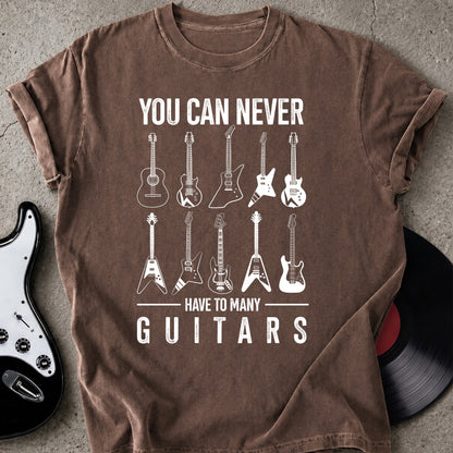 Too Many Guitars T-shirt