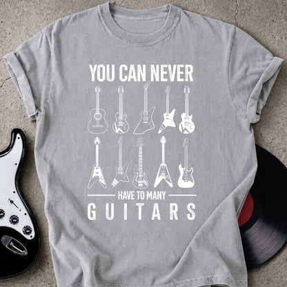 Too Many Guitars T-shirt