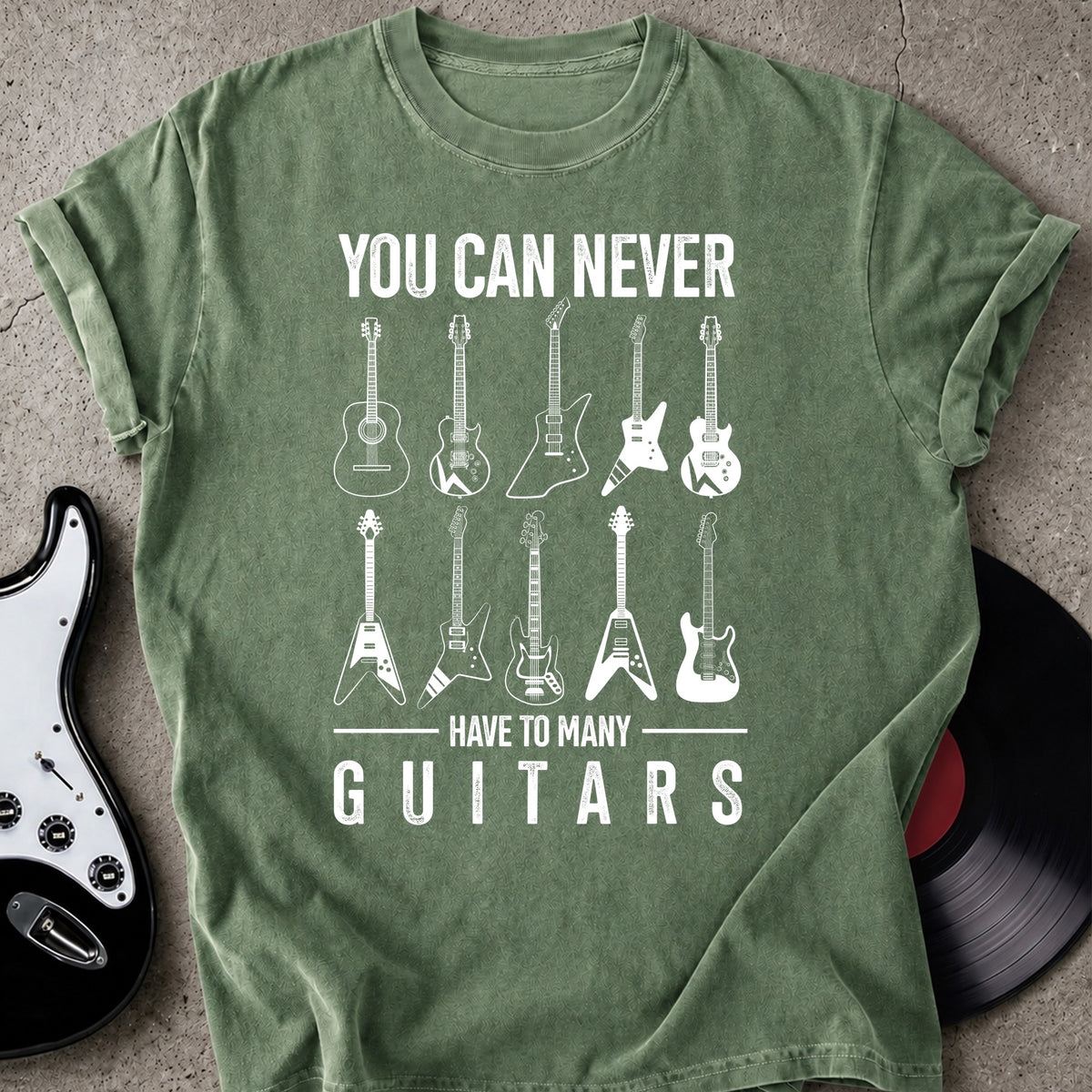 Too Many Guitars T-shirt