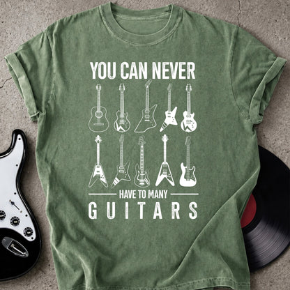 Too Many Guitars T-shirt
