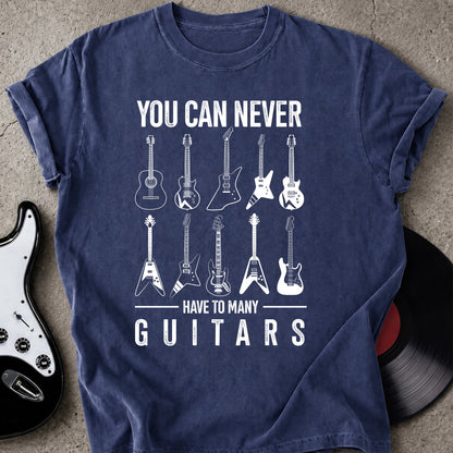 Too Many Guitars T-shirt