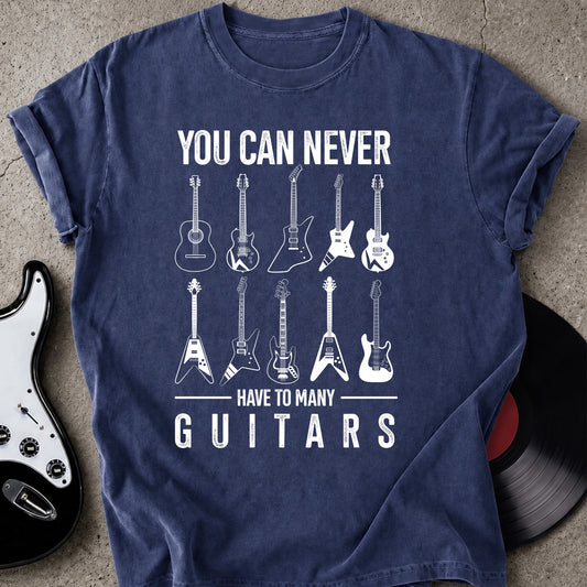 Too Many Guitars T-shirt