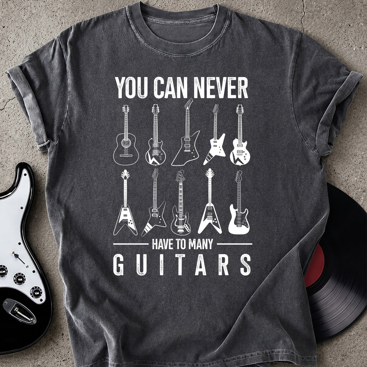 Too Many Guitars T-shirt