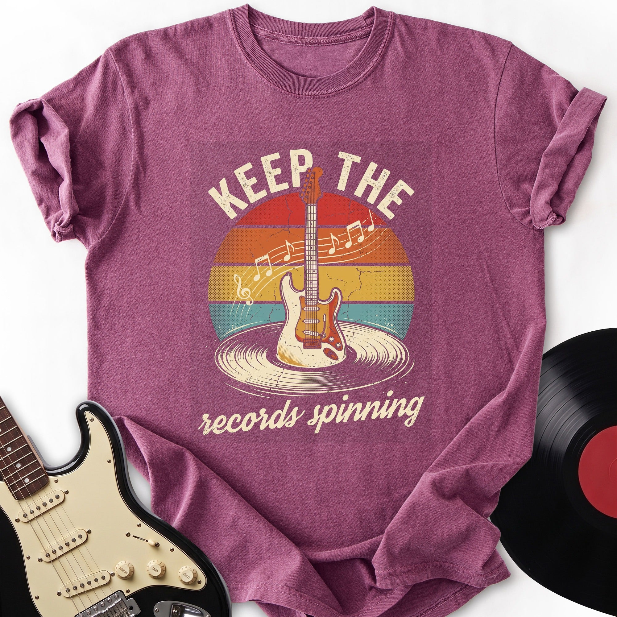 Vinyl Guitar T-shirt