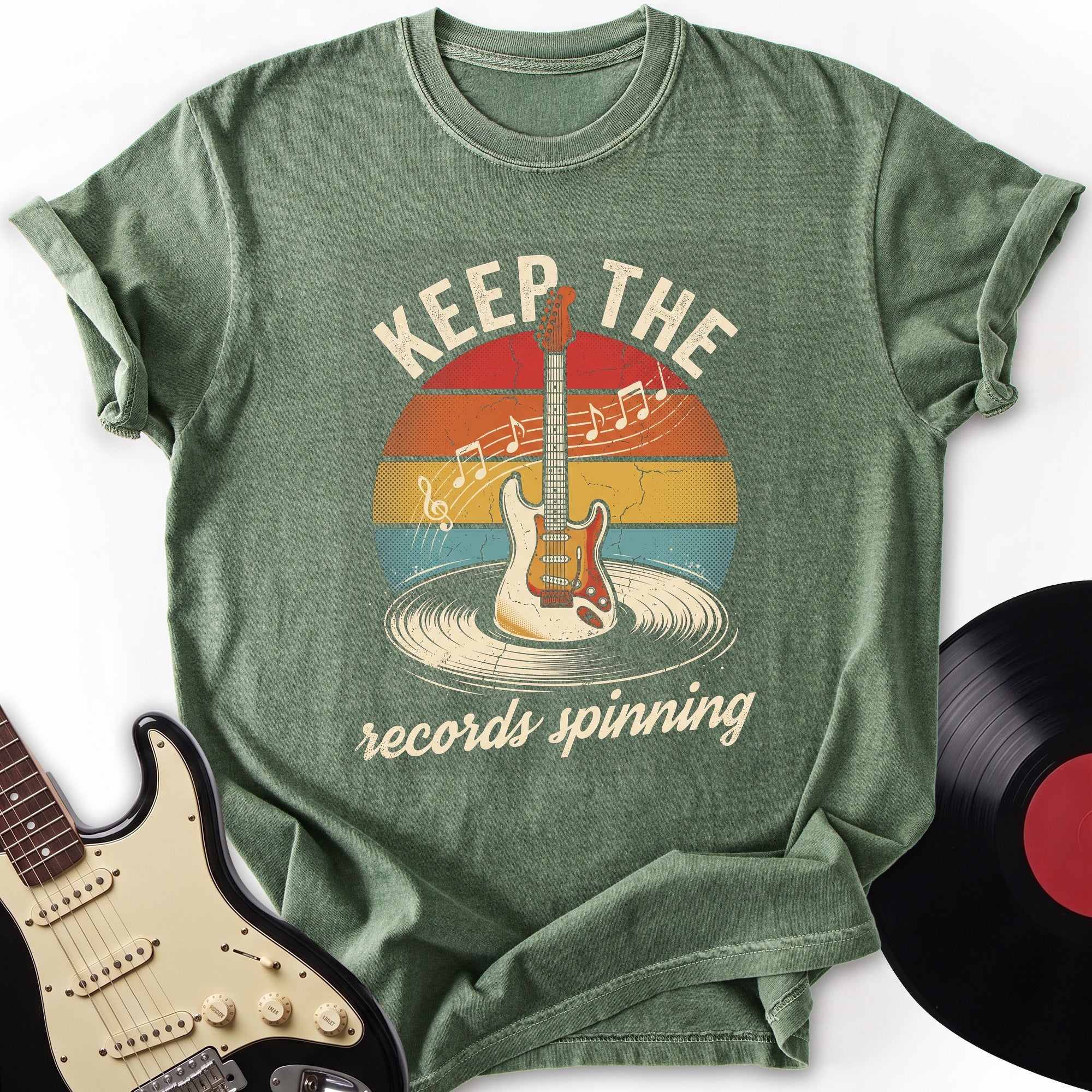 Vinyl Guitar T-shirt