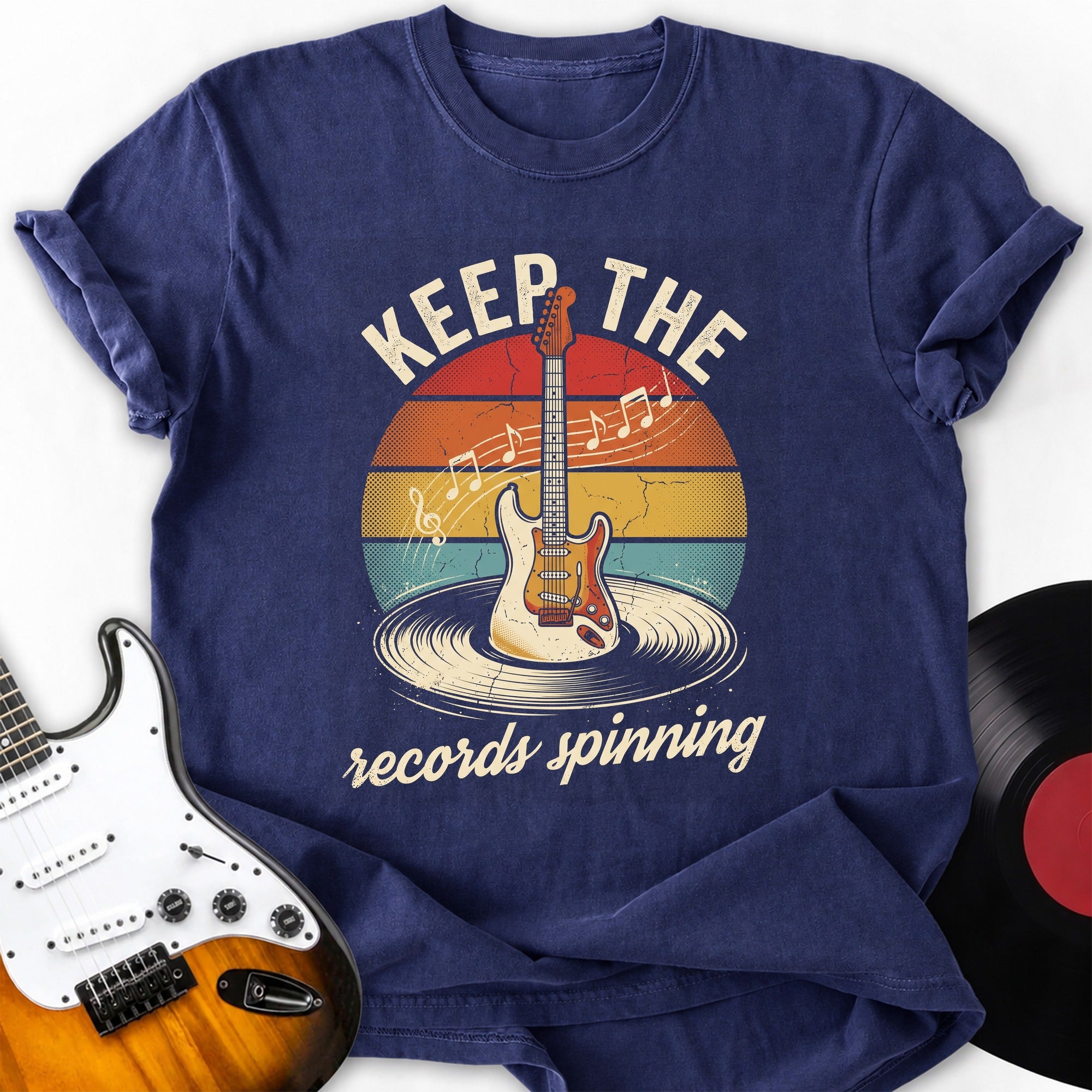 Vinyl Guitar T-shirt