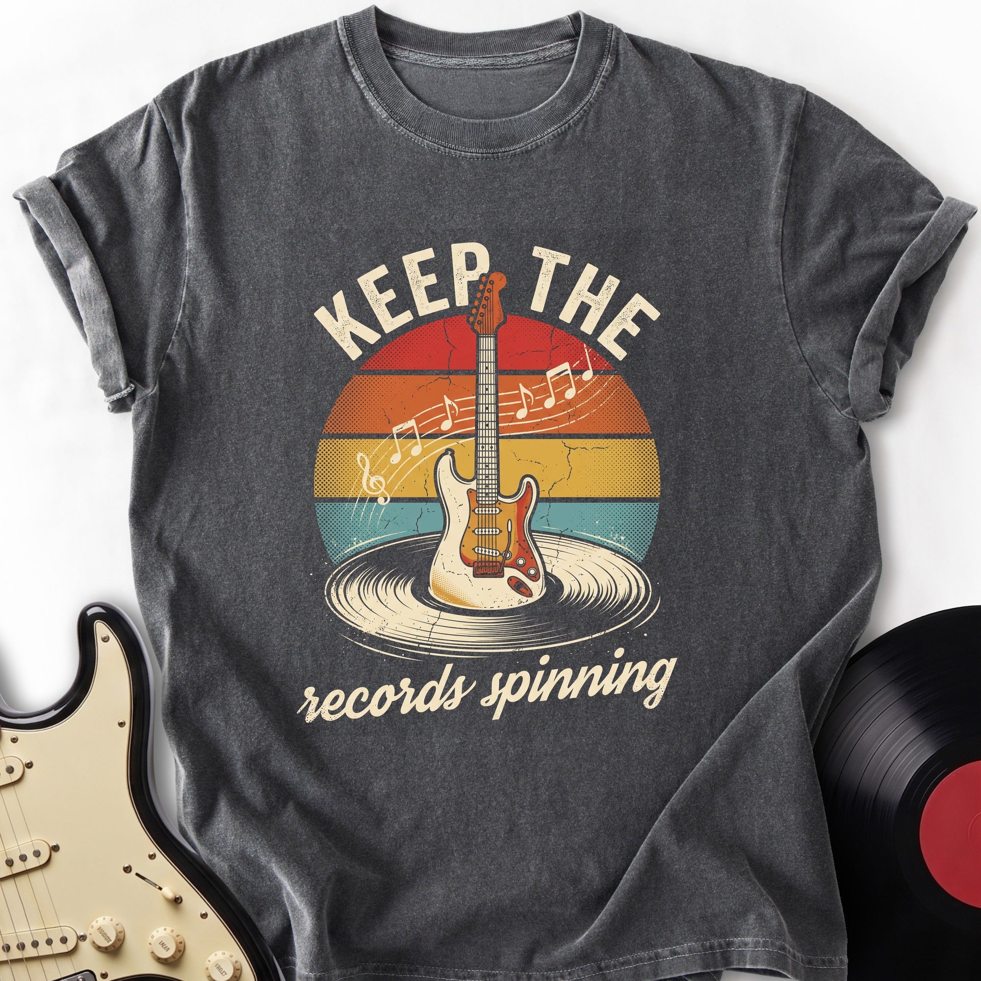 Vinyl Guitar T-shirt