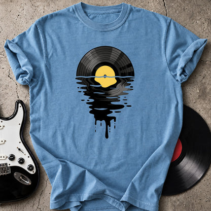 Vinyl Sunset Drip T-Shirt
