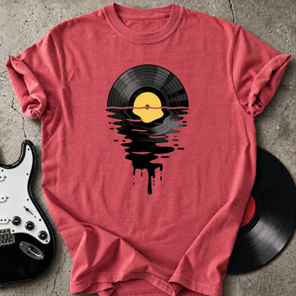 Vinyl Sunset Drip T-Shirt