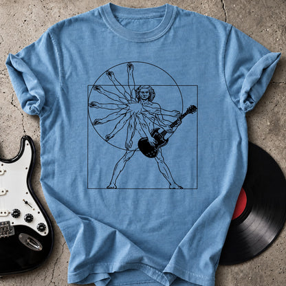 Vitruvian Guitarist T-Shirt