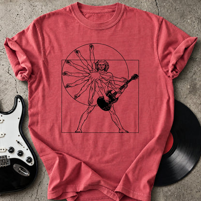 Vitruvian Guitarist T-Shirt