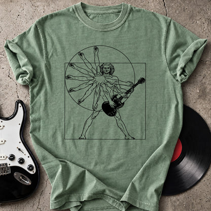 Vitruvian Guitarist T-Shirt