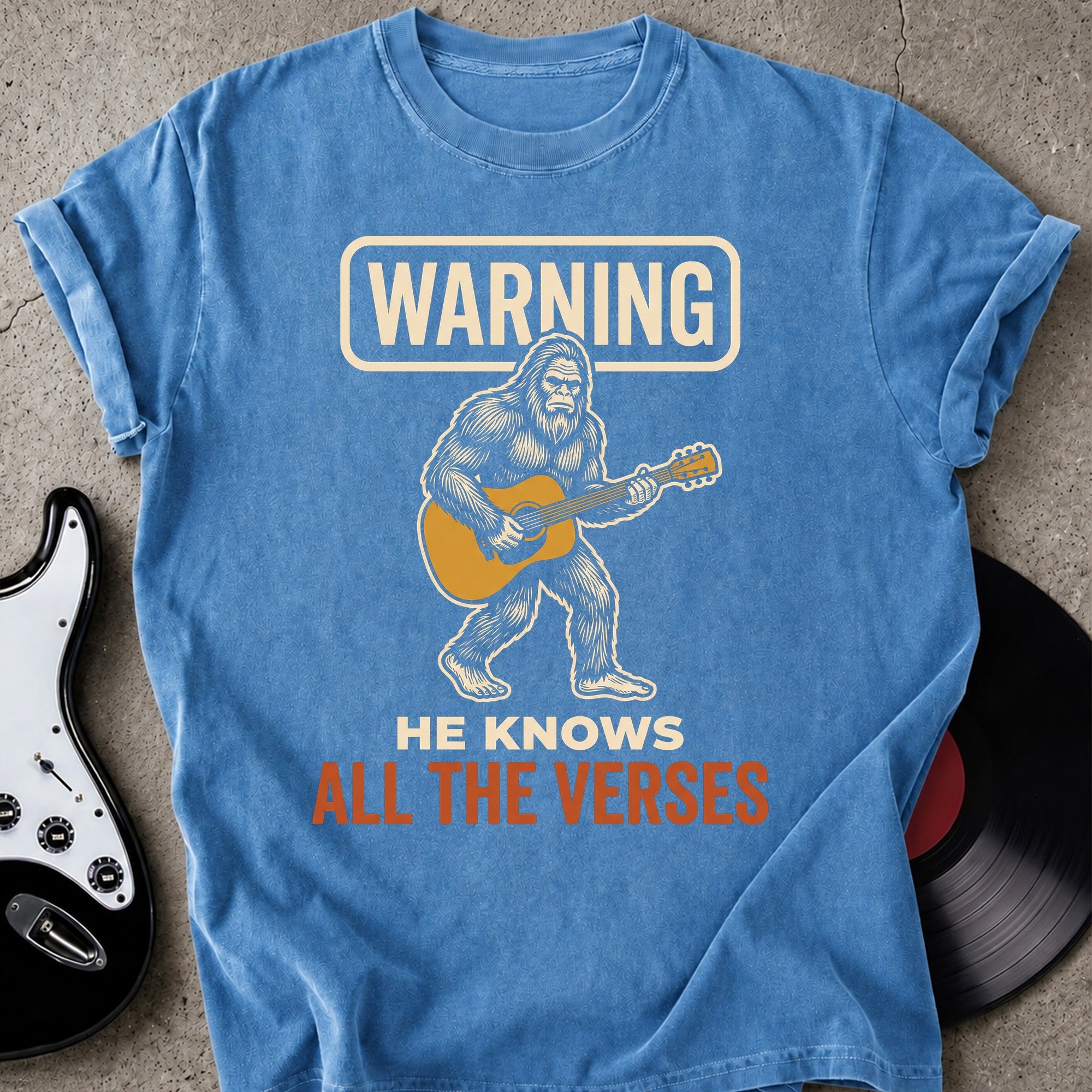 Warning Bigfoot T-shirt