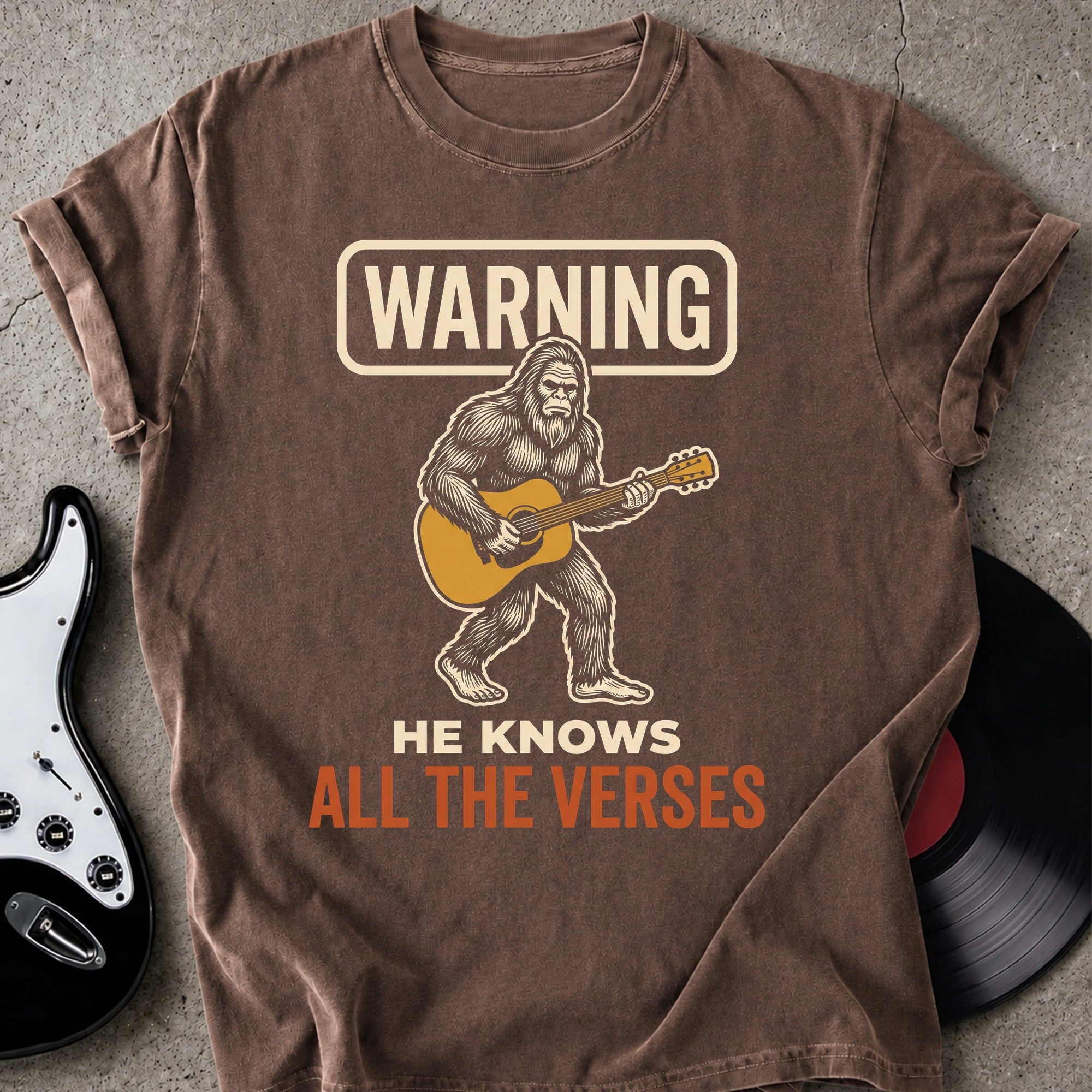 Warning Bigfoot T-shirt