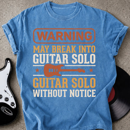 Warning Guitar Solo T-shirt