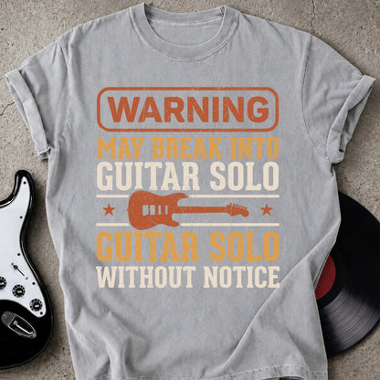 Warning Guitar Solo T-shirt