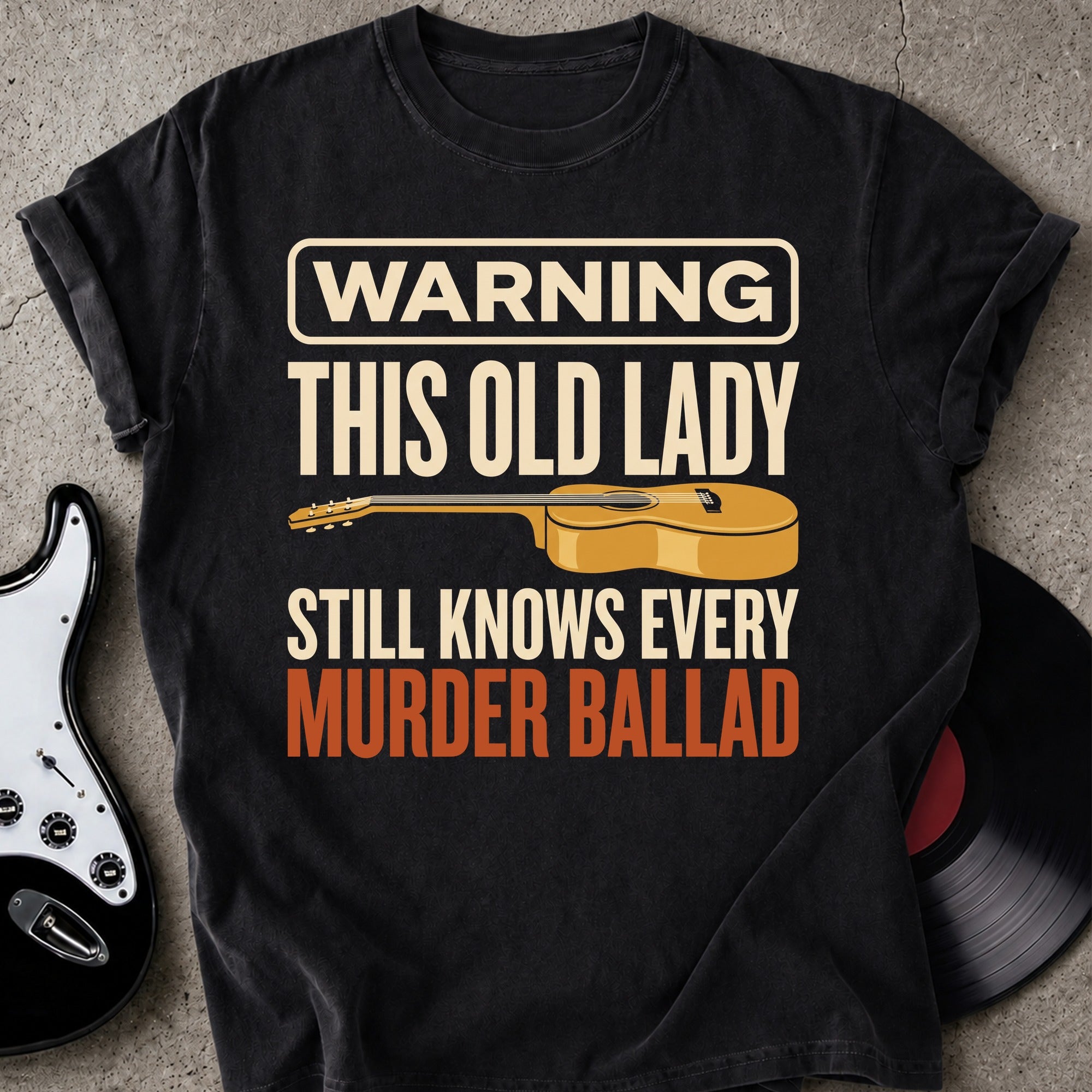 Warning Old Lady T-shirt