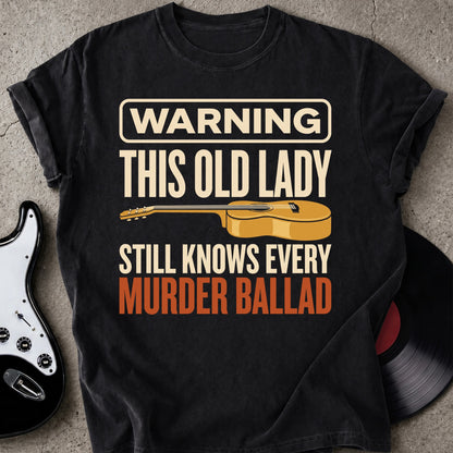 Warning Old Lady T-shirt
