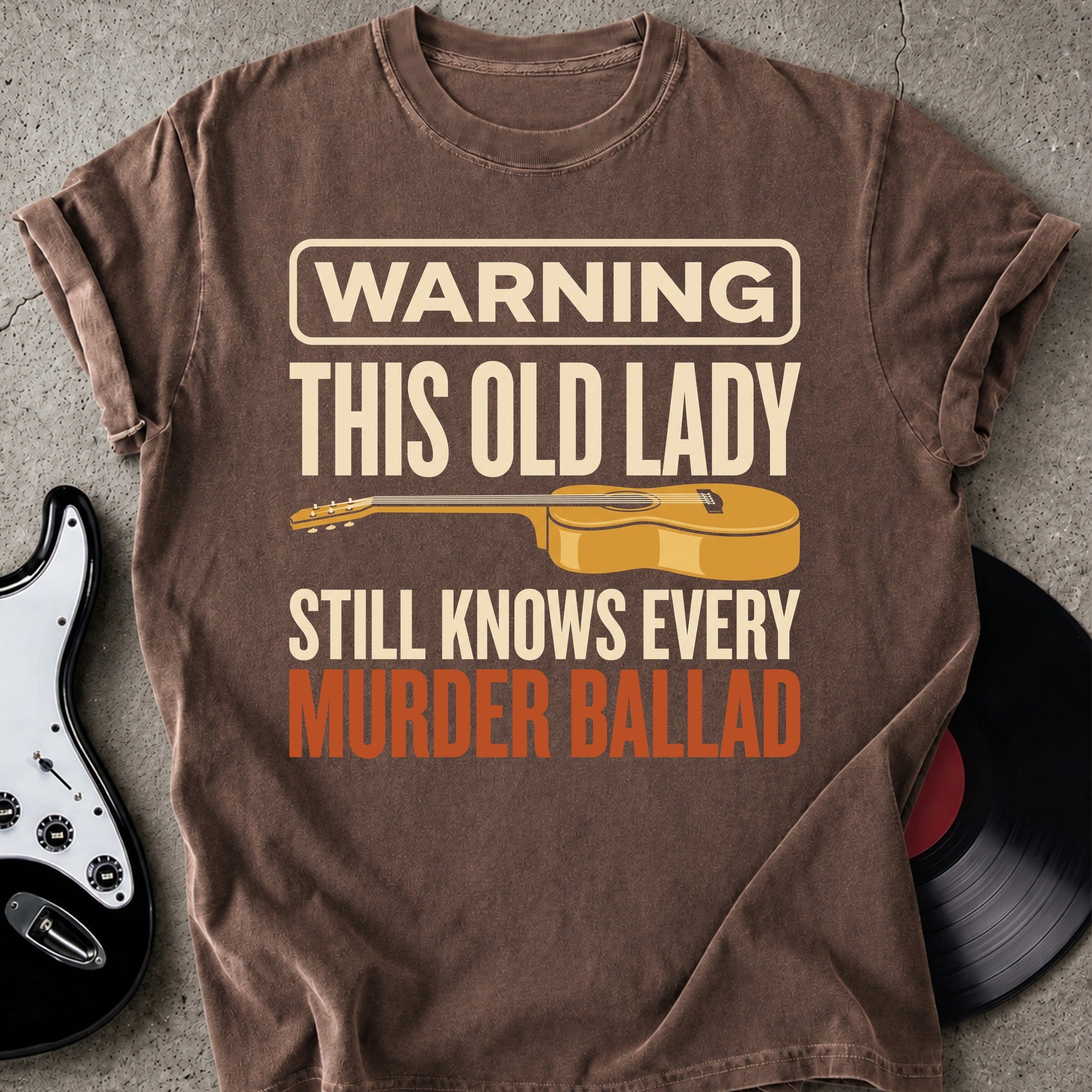 Warning Old Lady T-shirt