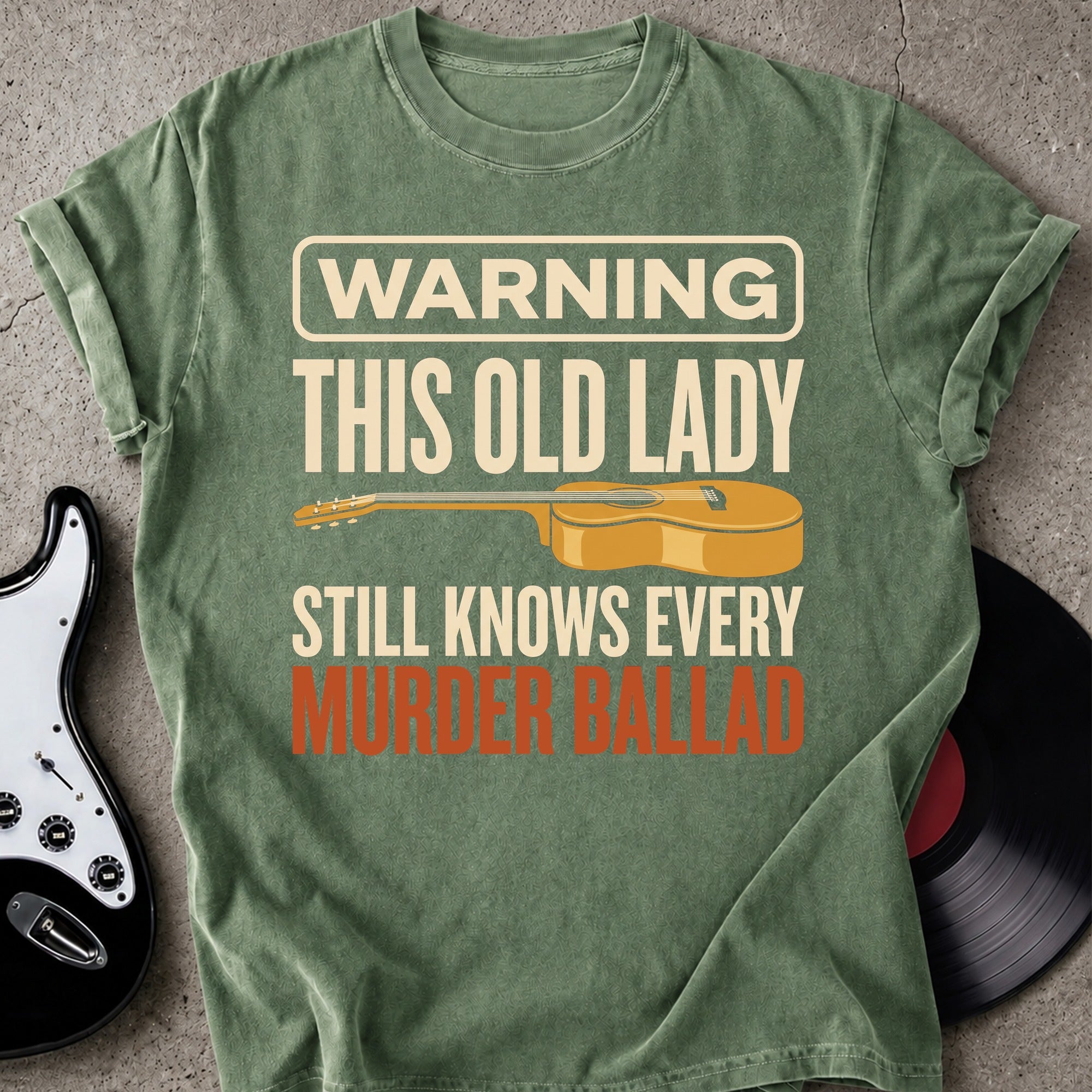Warning Old Lady T-shirt