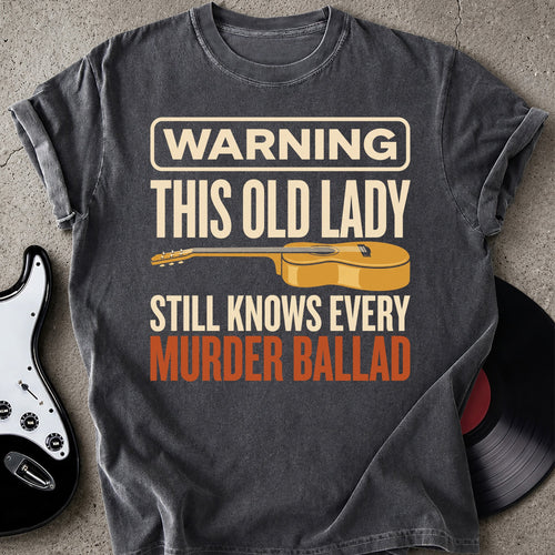 Warning Old Lady T-shirt