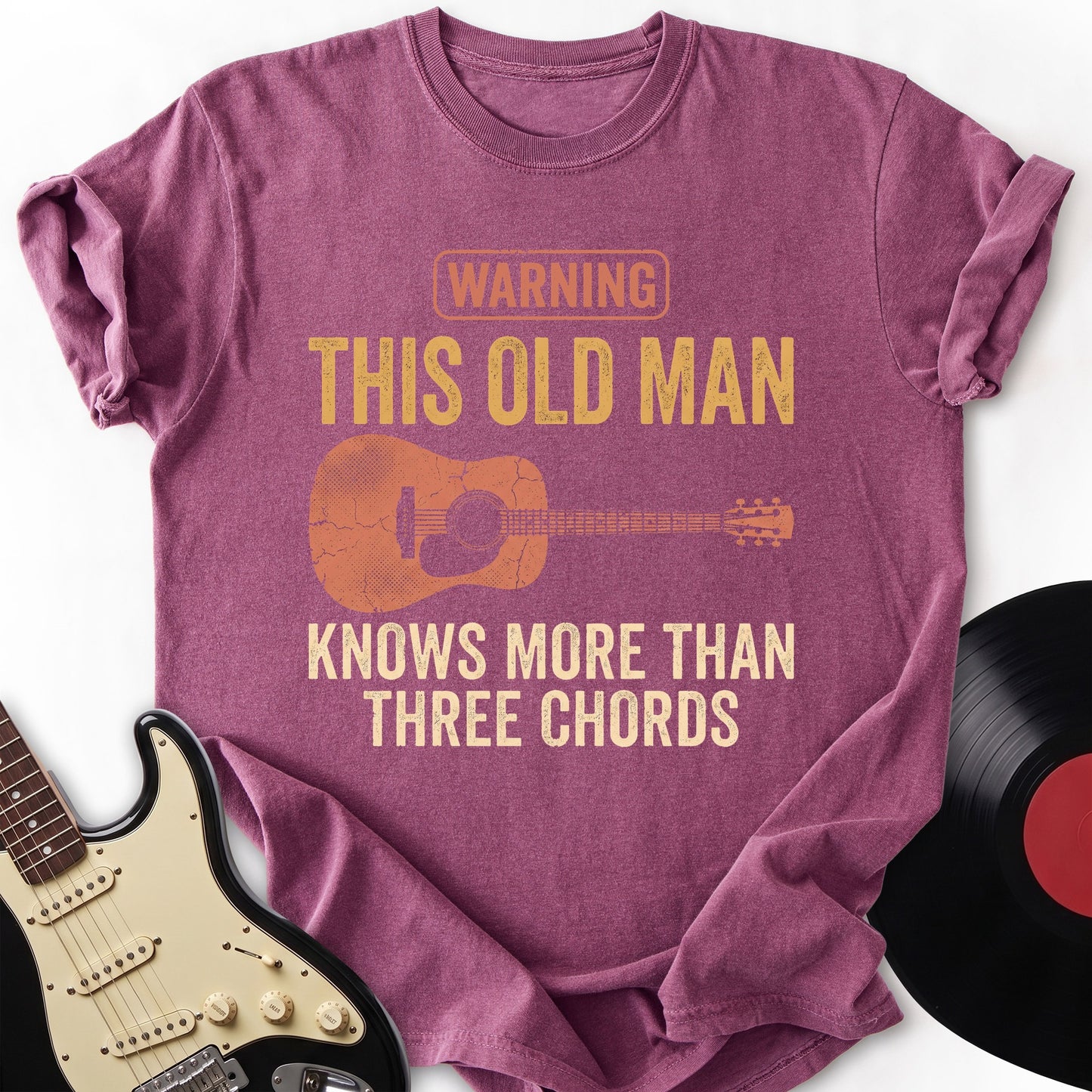 Warning Old Man T-Shirt