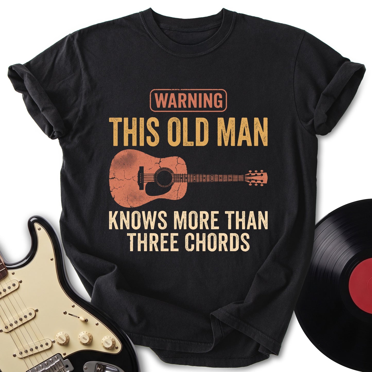 Warning Old Man T-Shirt