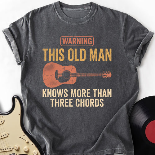 Warning Old Man T-Shirt