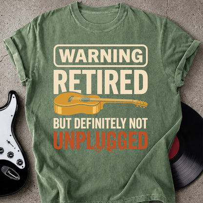 Warning Retired T-shirt