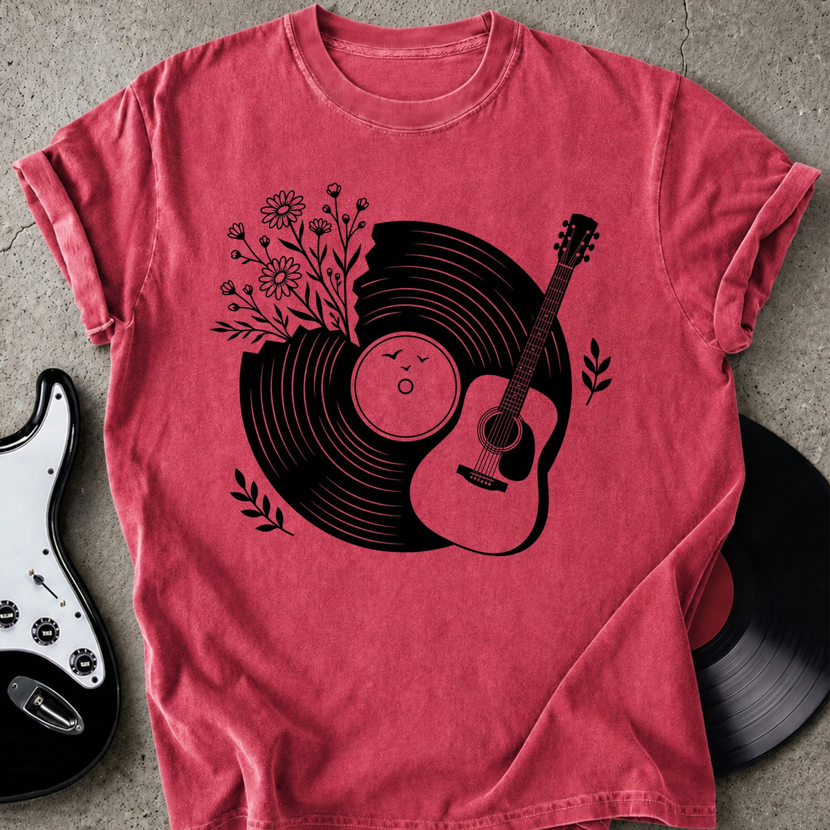 Wildflower Guitar T-shirt