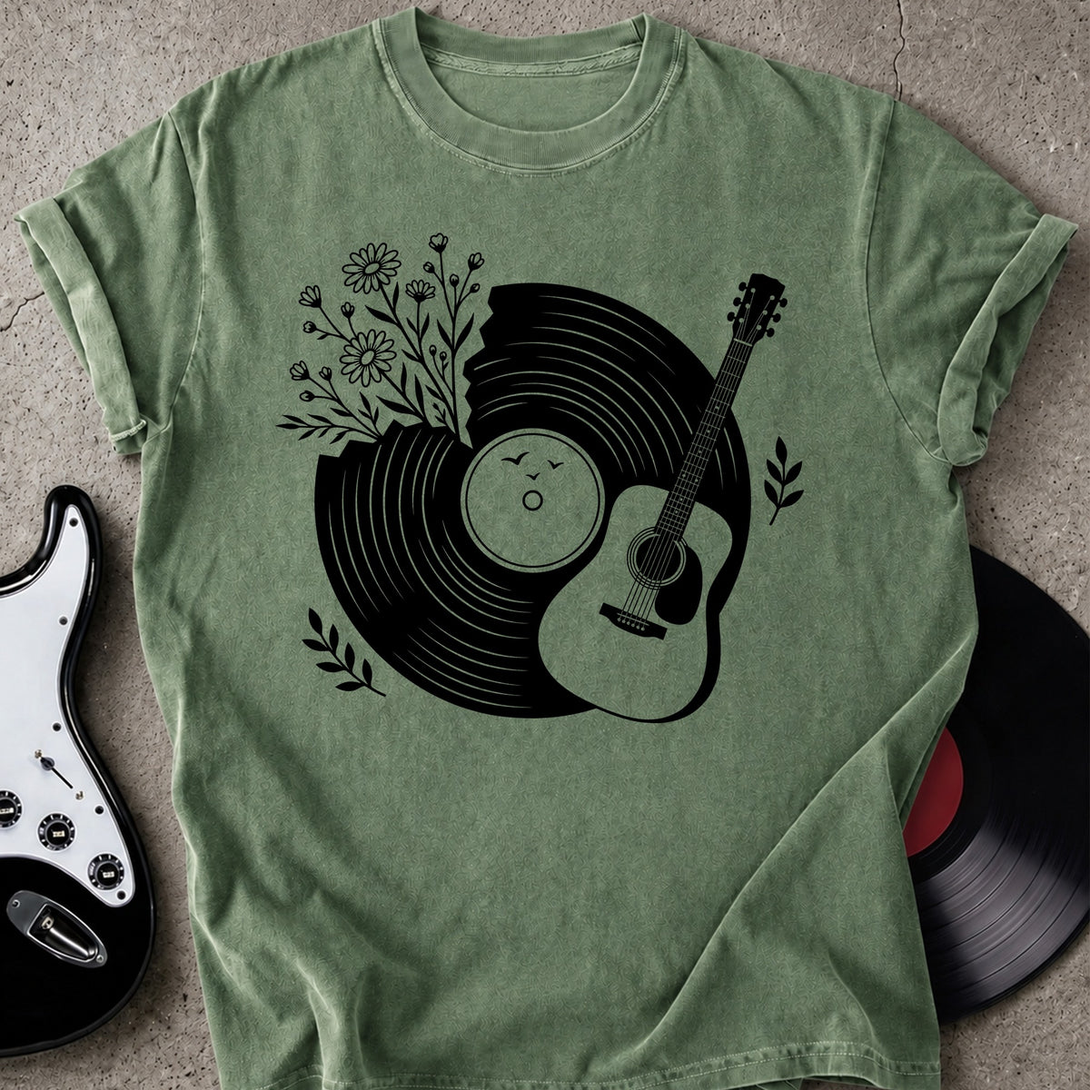 Wildflower Guitar T-shirt
