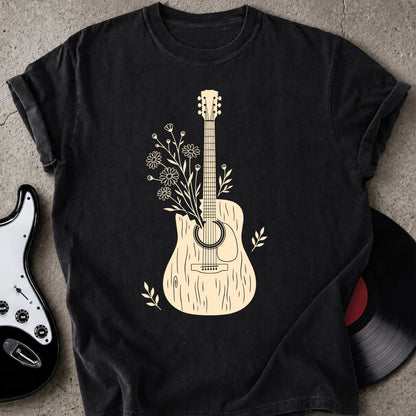 Wildflowers Guitar T-shirt