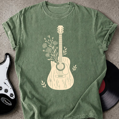 Wildflowers Guitar T-shirt