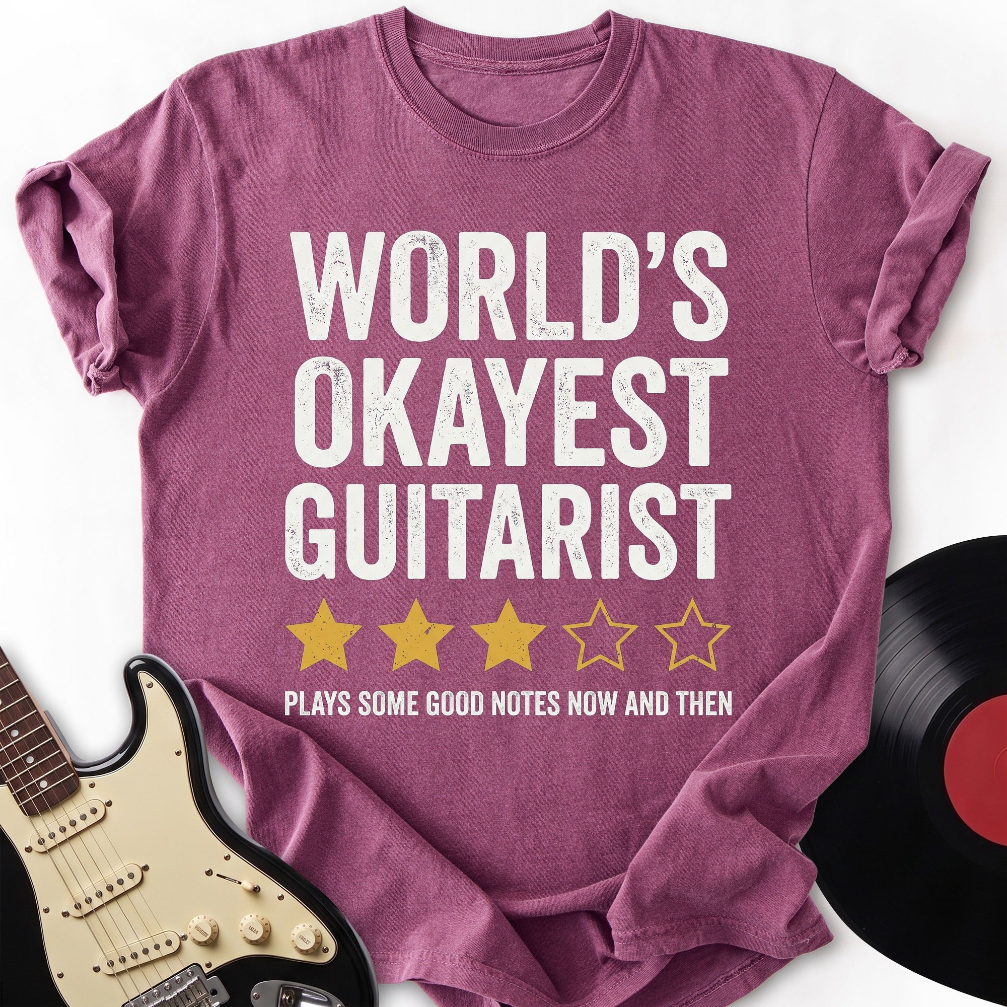 Worlds Okayest Guitarist T-shirt