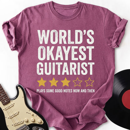 Worlds Okayest Guitarist T-shirt