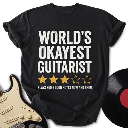Worlds Okayest Guitarist T-shirt