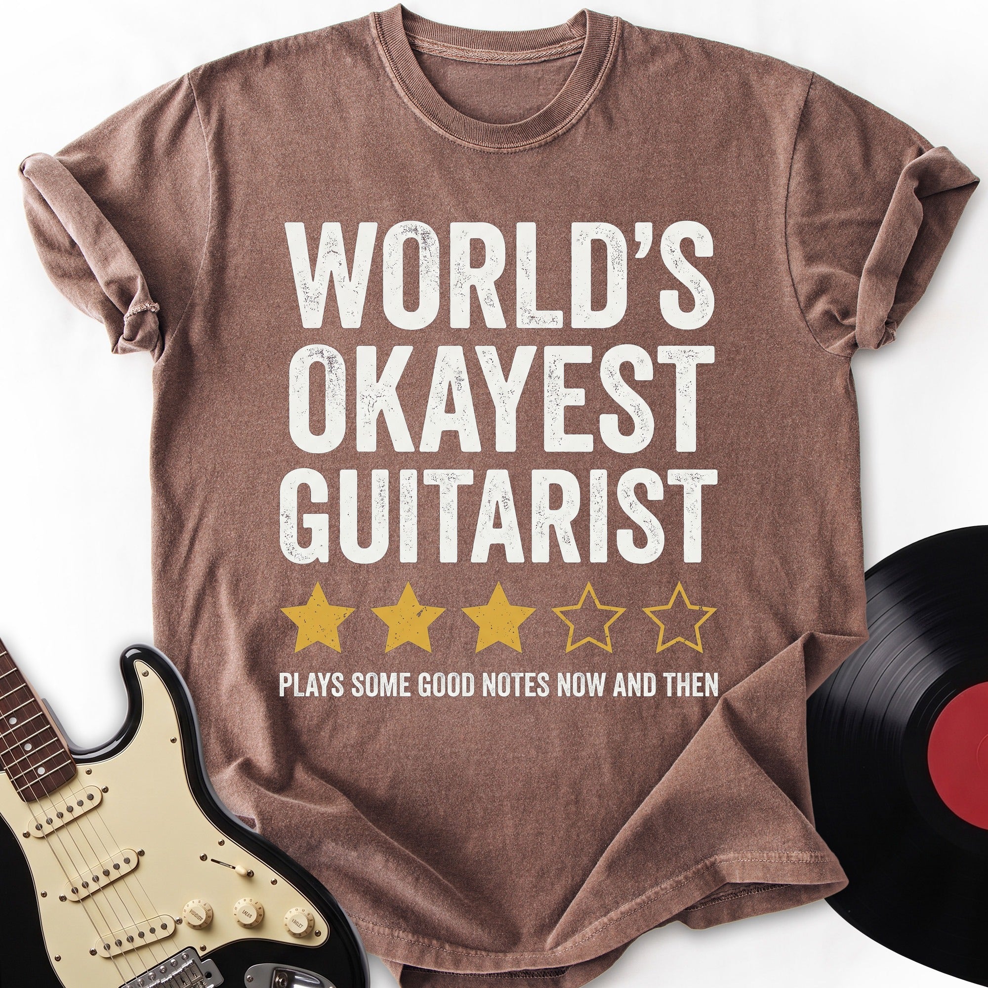 Worlds Okayest Guitarist T-shirt