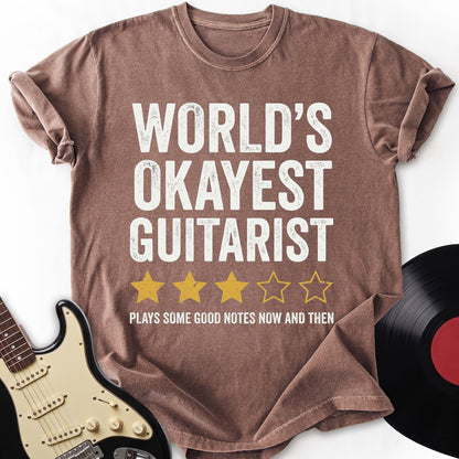 Worlds Okayest Guitarist T-shirt