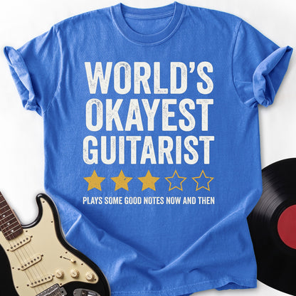 Worlds Okayest Guitarist T-shirt