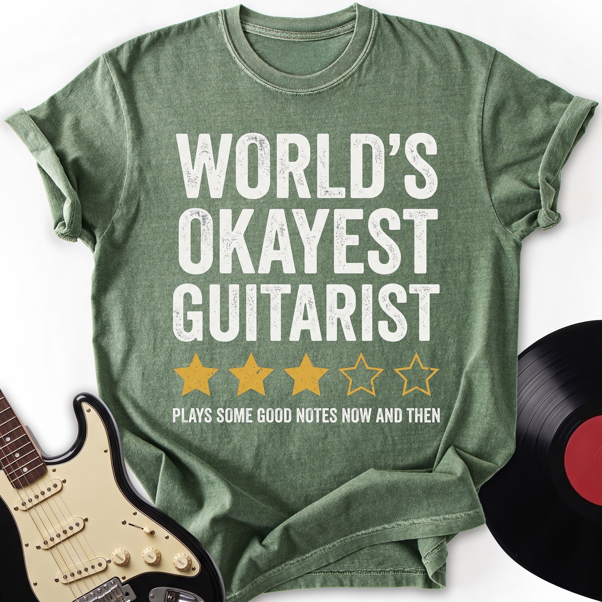 Worlds Okayest Guitarist T-shirt