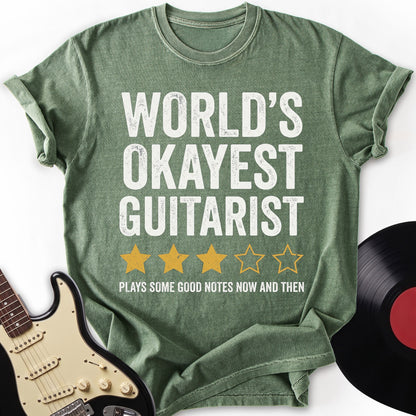 Worlds Okayest Guitarist T-shirt